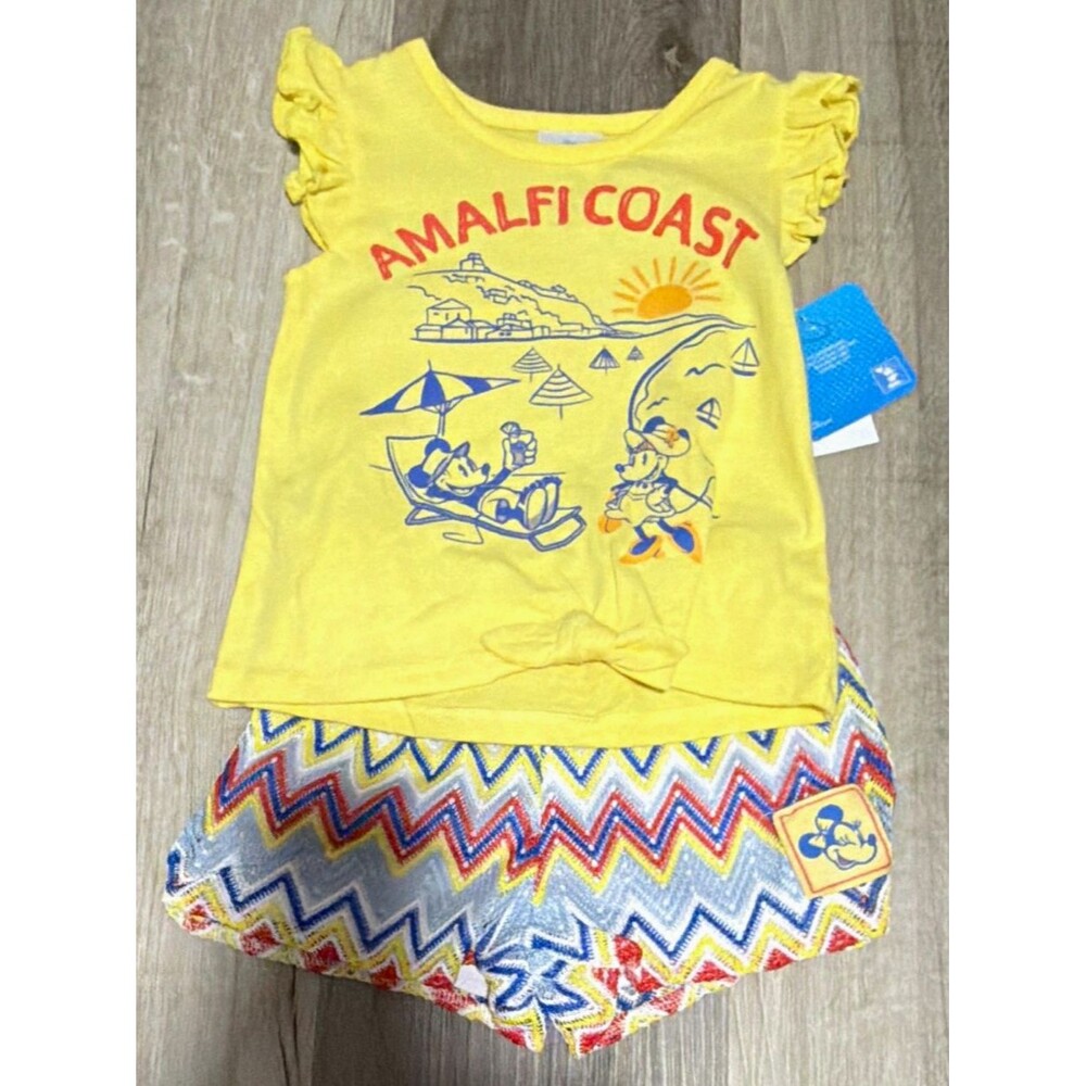 Disney Mickey & Minnie Girls 2pc Outfit Set 2T NWT